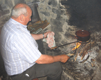 Pepe Mejido, alreor del pote: el manjar del arroz con arveyos...